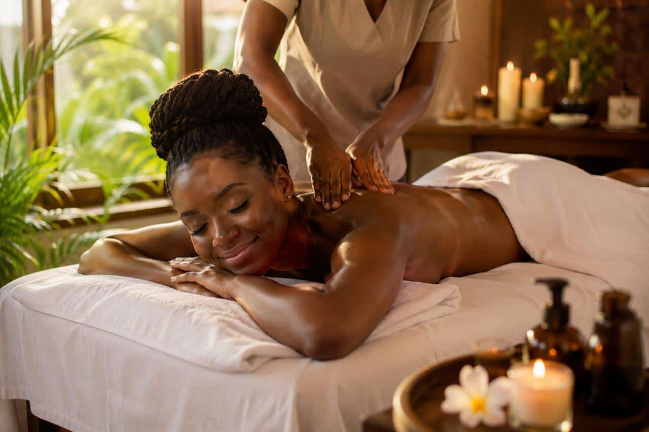 relaxing massage at a reputable spa in Kampala Uganda